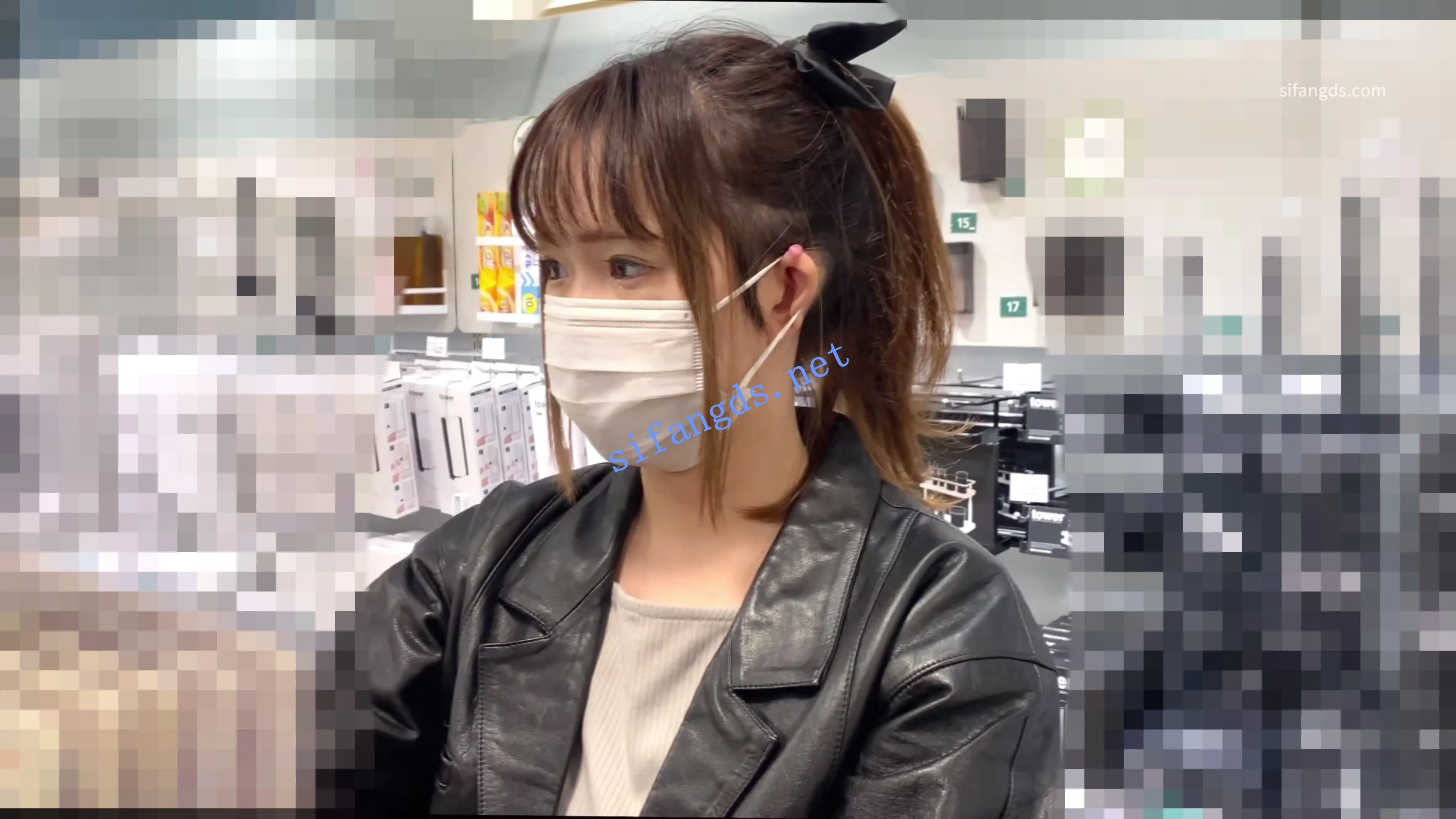 【日产精选】147百褶裙单马尾店员。细骚丁勒13露阴唇